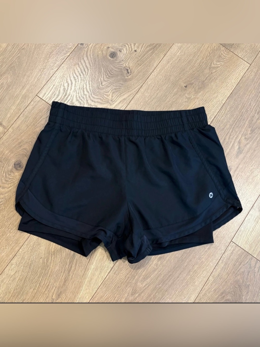 RBX Women's Black Athletic Activewear Pull On Shorts Stretch Elastic Waist M